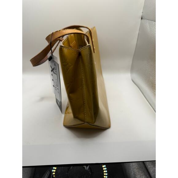 Louis Vuitton Monogram  Vernis Reade PM Mini Tote Bag in Mustard - Picture 5 of 8